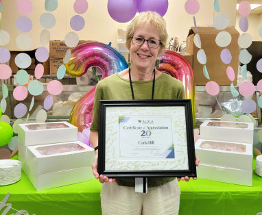 Carla Hill celebrated at ALULA for 20th anniversary.